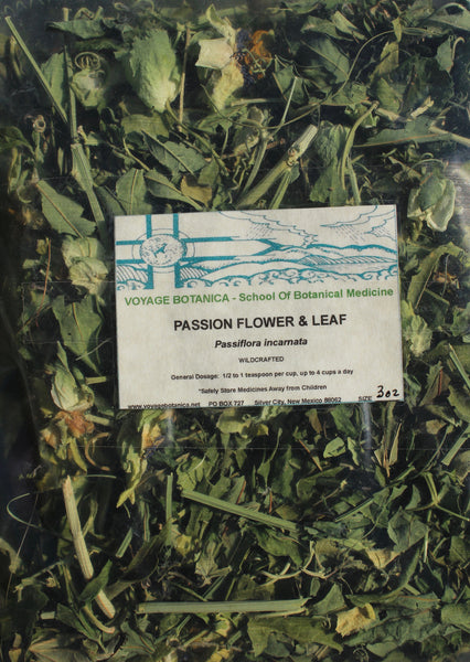 PASSION FLOWER - Dry Leaf & Flower  (3 Ounce)