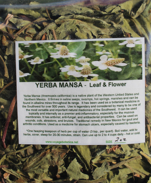 YERBA MANSA - Dry Leaf & Flower - 2 Ounce -  READY FOR SHIPPING!!!!