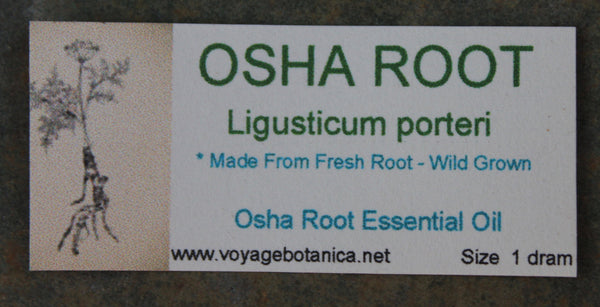 LAST BATCH EVER TO BE MADE !!!  OSHA ROOT Essential Oil - Get in on the next batch, coming soon!  READY NOW!!!!