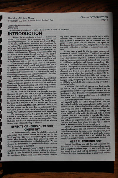 (BARGAIN) RARE BOOKS - Transcript of Michael Moore's 400 Hour Course (Early 1990's) 300+ Pages of Oral Tradition Transcribed Into Written Word. A Rare Treasure - Never Released To The Public!