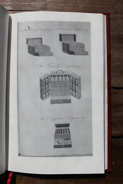 The Universal Dispensatory : containing companions to the tropical, the continental, the family, the country clergyman's, the traveller's, and the military, or officer's dispensaries, or medical chests, etc.  1814 -  Modern Reprint